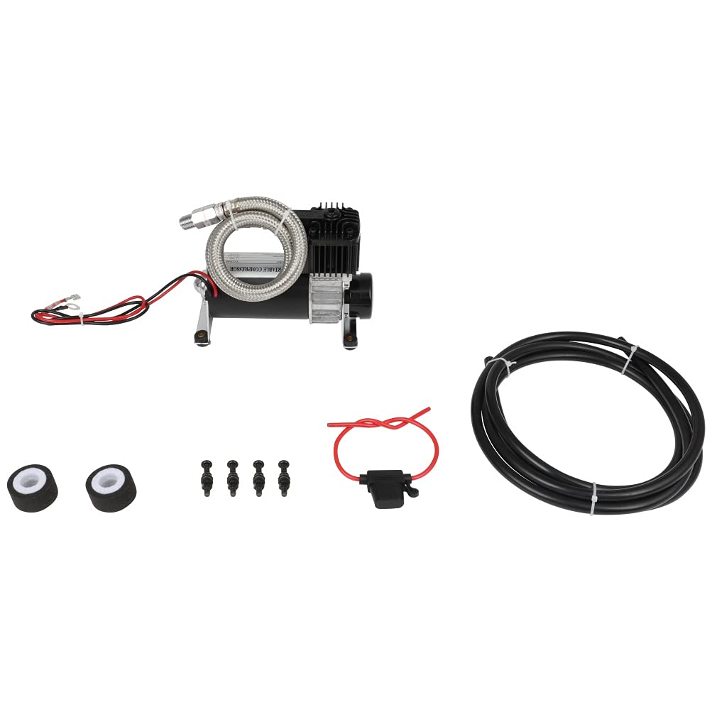 AINTIER 130 PSI 12V Heavy Duty Air Horn Compressor Universal Train Cars for Vehicles Semi Pickup Trucks Air Suspension Compressor Kit