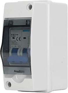 LOCADENCE DC Disconnect Switch, PV DC Miniature Circuit Breaker with IP65 Waterproof Distribution Box for Solar Panels, Solar Disconnect Switch Outdoor