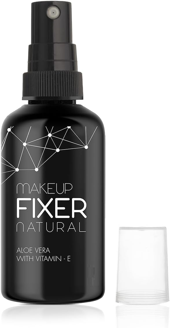 RV Makeup Fixer | Finitura rugiadosa naturale | Con vitamina E e Aloe Vera | Lunga durata | Spray fissante idratante e rinfrescante | 70 ml