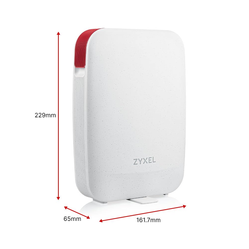 Zyxel Router Security Firewall z dwuzakresowym WiFi AX6000 | Ochrona sieci bez subskrypcji | 2 porty Ethernet 2.5G | Zarządzanie przez aplikację Nebula | Cloud Getaway [USG LITE 60AX]
