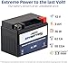 ZIPPBATTERY YTX4L-BS 12V 50 CCA AGM – Maintenance-Free 4Ah Battery for Scooter, Mini ATV, Dirt Bike – T3 Nut & Bolt Terminal – Fits Polaris Scrambler 90, Honda Spree NQ50, Yamaha TTR125E, Can-Am DS70