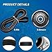 Serpentine Belt Drive Component Kit with Belt Tensioner & Idler Pulleys, Fit Ford Expedition 2009-2014, Explorer 2006-2010, F-150/F-250/F-350 2005-2006, Lincoln Navigator 2010-2014, Replaces 90K38274A