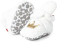 Vista 24 de Sawimlgy - Botines de algodón antideslizantes para recién nacido, con agarre, para cuna o para el invierno 010/Amarrón
