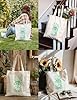 AILOONG Unbleached Canvas Tote Bag Quote Best Wine Drinks With Friends Home Devor 340g/m² thick fabric Uses as a tool bag #3