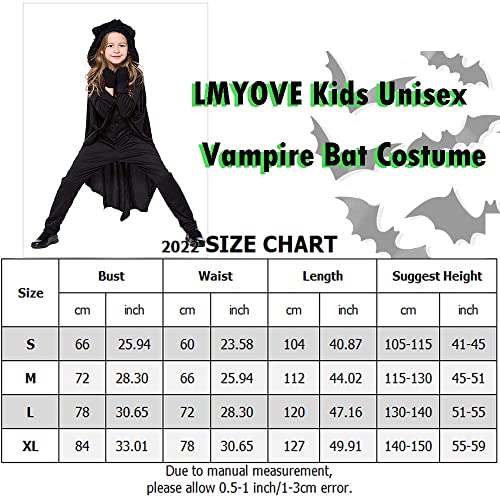 Lmyove Kids Unisex Vampire Bat Costume (Medium) #TOP2