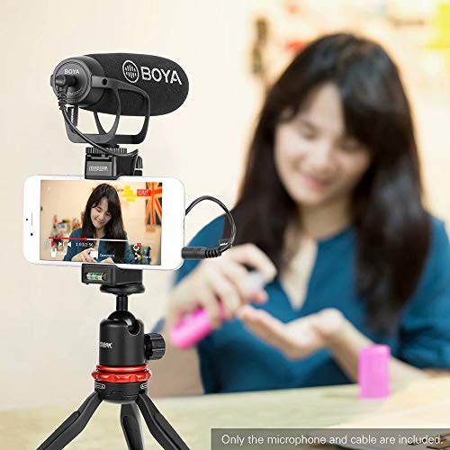 Docooler Boya By-Bm2021 Leve Super Cardioide Vídeo Cardioide Microfone Para Smartphone Câmeras Dslr