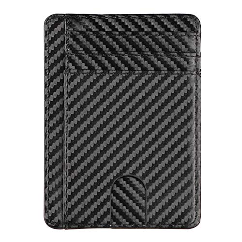 Slim Minimalist Kartenetui für Männer und Frauen, RFID-blockierend, weiches Kunstleder, Kreditkartenetui, Reisepass/Ausweishalter Cover