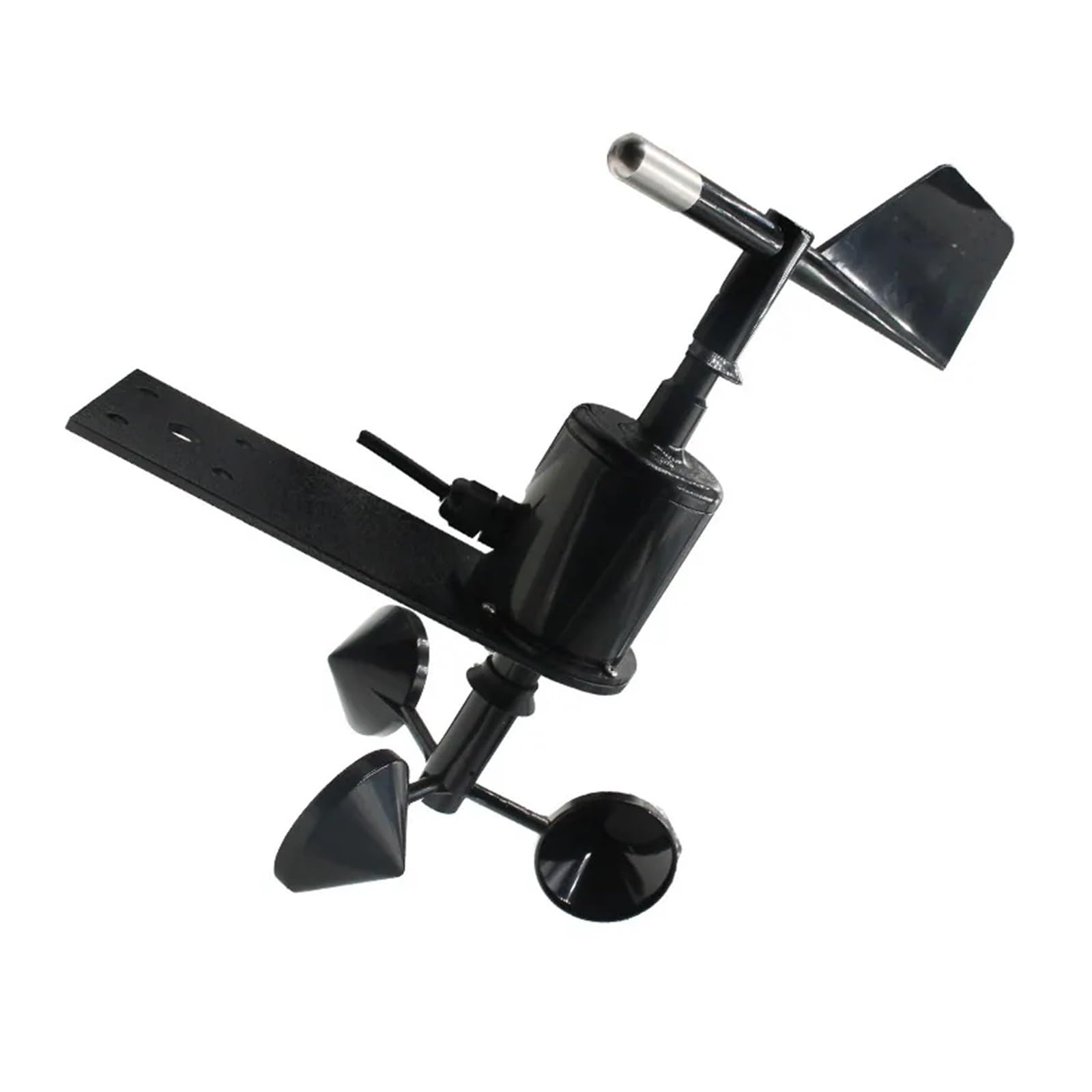 XM8189 Polycarbon Windgeschwindigkeit und Windrichtung Integrierter Sensor Turmdrehkran Hochpräzises Dreibecher-Anemometer(RS485)