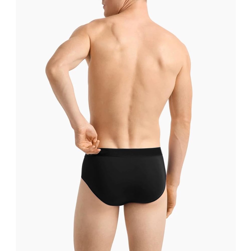 HAGOT 6 Paia Slip in Modal da Uomo, Slip Elasticizzati da Uomo, Mutande Morbide e Comode, Confezione Multipla, Nero