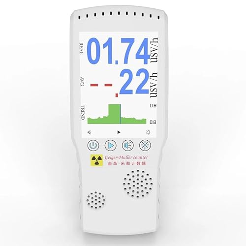 Compteur Geiger portable multifonctionnel à main - Détecteur de rayonnement nucléaire et électromagnétique 2 en 1