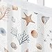 Sweet Jojo Designs + BreathableBaby 2-Piece Breathable Mesh Crib Liner Set (Ocean Seashells) for Boys/Girls, Baby, Infants/Newborn Nursery (Nautical, Beach Theme, Watercolor, Starfish, Coastal, Sea)