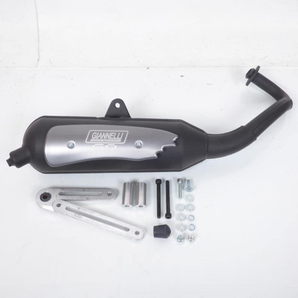 Tubo de escape Giannelli para Piaggio Typhoon 50 12 pulgadas modelo nuevo de repuesto