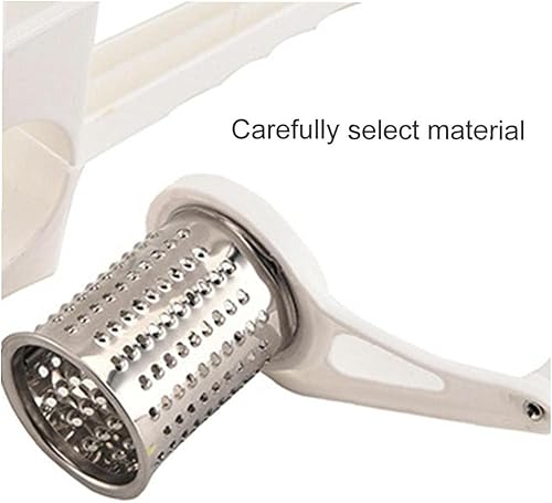 Miniatura 4 de Rallador de queso giratorio manual con tambor de acero inoxidable multifunción con mantequilla cortador de chocolate artilugios de cocina