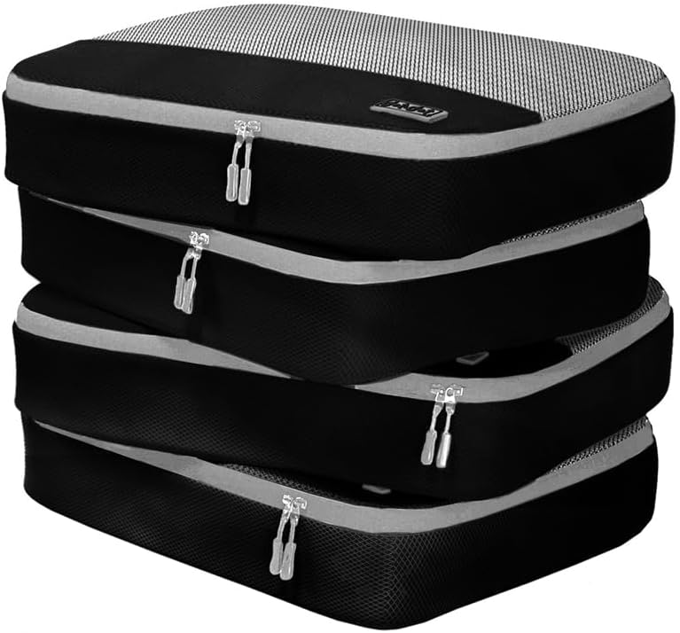 4-Piece Large Luggage Packing Cube Set for Suitcase Organization