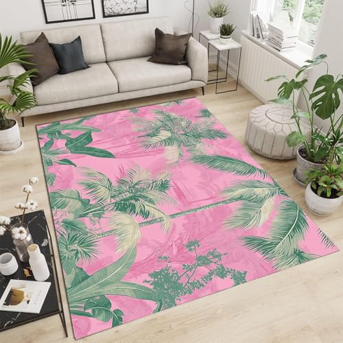 Tapis de jungle tropicale antidérapant et lavable grand format - 2