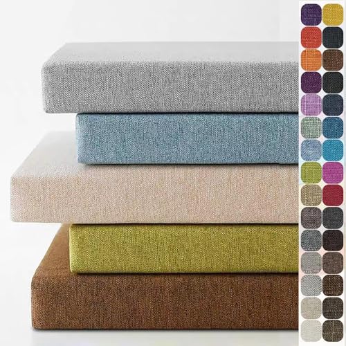 Sitzkissen, Bankkissen mit Band, waschbar, 1/2/3/4-Sitzer, Sitzkissen...