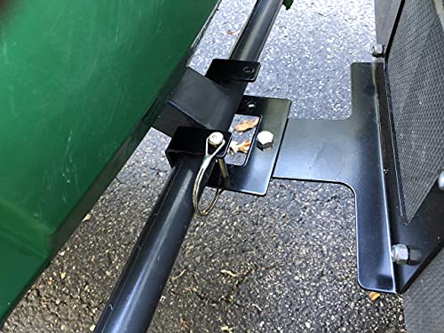 Garbage Commander Bumper Mounted Wheeled Trash Can Hauling Hitch #TOP6