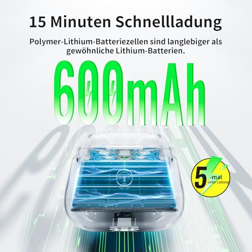 Kabelloses Ladecase Kompatibel mit Air Pods Pro 1 und Air Pods Pro 2,Wireless Charging Case Original Ersatz Replacement,Bluetooth Pairing Sync Button