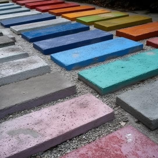 Miniatura 3 de Polvo de óxido de hierro, pigmento de hormigón - pigmento de óxido de ron verde pigmento de color de hormigón pigmento concreto en polvo para