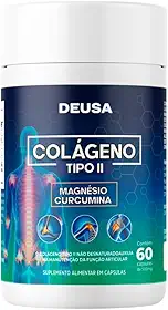 Colágeno Tipo II para Joelho e Articulações com Vitaminas e Magnésio – 60 Cápsulas