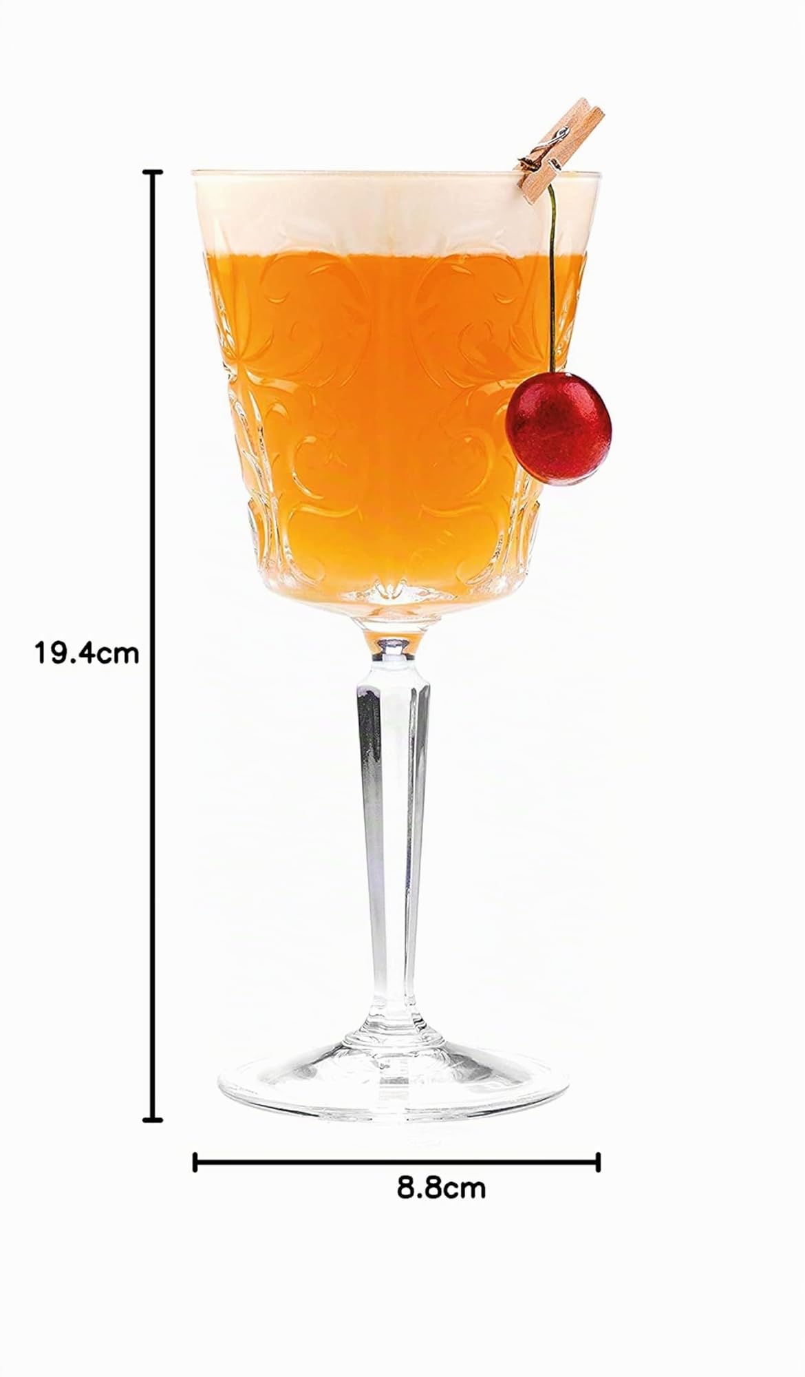 RCR 26637020006 Lot de 6 Verres à vin en Cristal 29 cl 290 ML