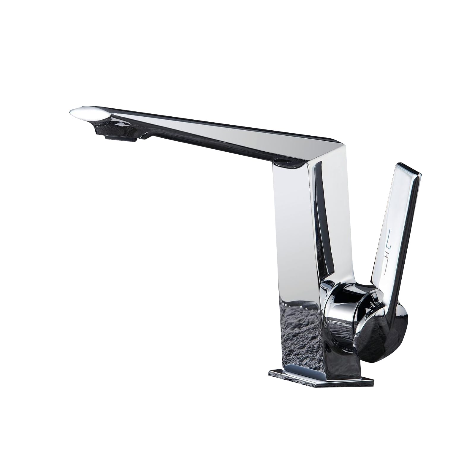 Robinet de salle de bain gris JRUIA pour vasque moderne eau chaude froide