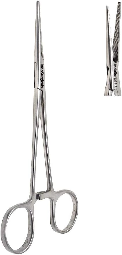 IS IndoSurgicals Mosquito Artery Forceps (5", Straight)