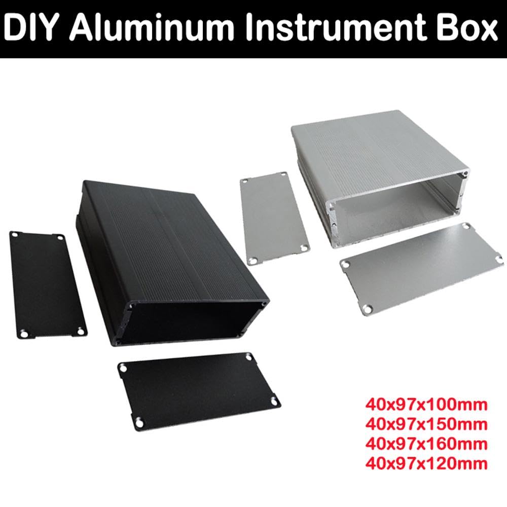 Elektronische aansluitdoos, metalen behuizing, projectdoos voor elektronica, elektrische box, projectbox, doe het zelf aansluitbehuizing, hobbydoos, chassis, ijzeren plaat