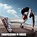 CHARMKING Compression Socks for Women & Men Circulation (3 Pairs) 15-20 mmHg is Best Athletic for Running, Flight Travel, Support, Cycling, Pregnant - Boost Performance, Durability (S/M, White)