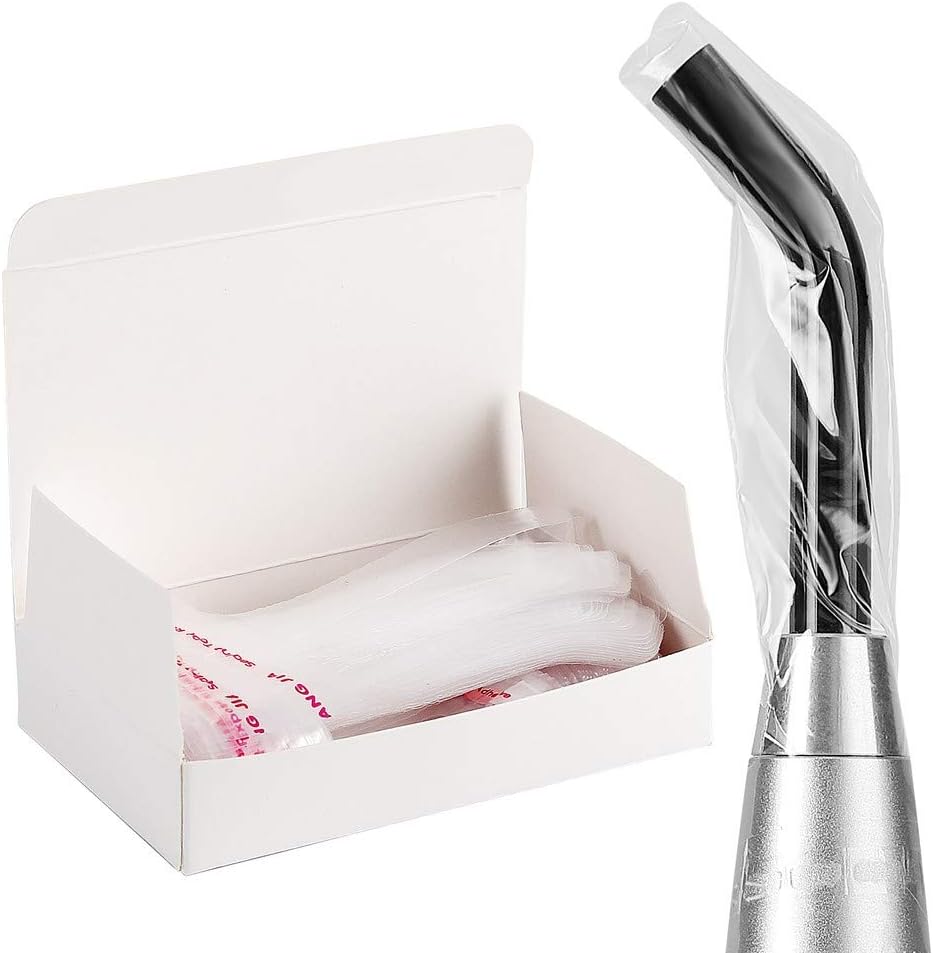 EMS Curing Light Sleeve, Disposable Implant Protective Barrier Cover, 13 x 2 inch, 500 Pieces