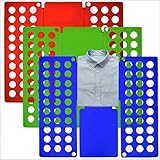 Creative Kids Clothes Magic Folding Board - Reusable T-shirt Folder, Laundry Organizer for Adults and Children, Fast and Easy to Use, Random Color