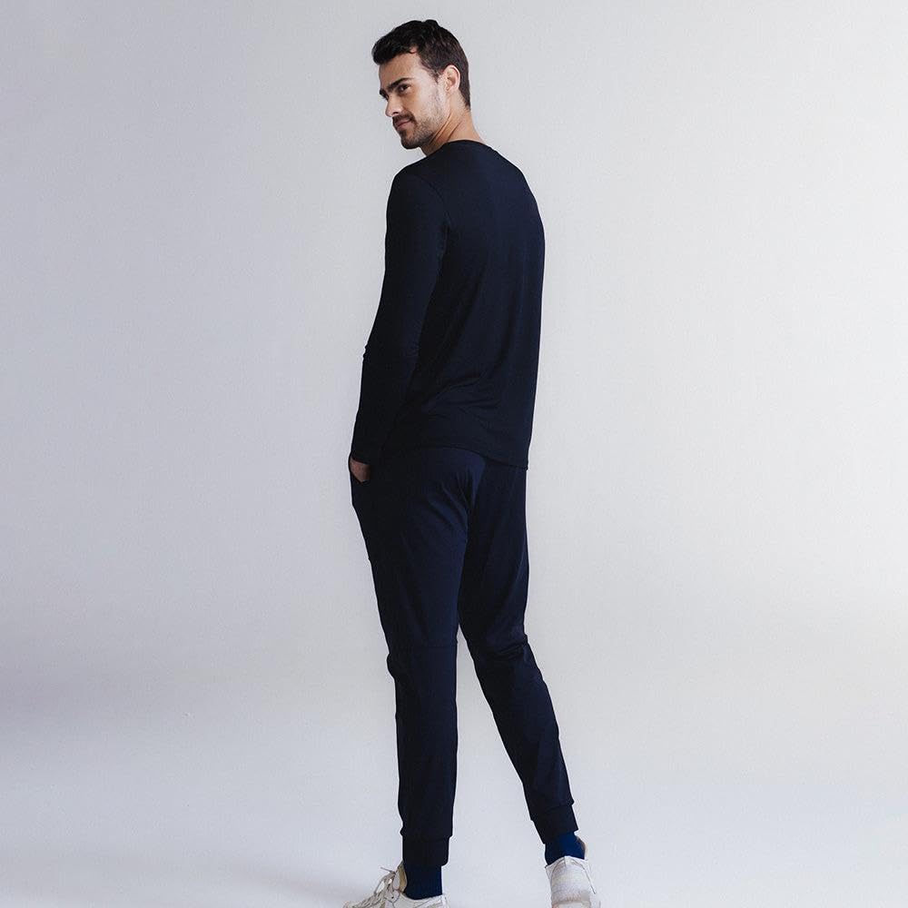 insider - Tech T-Shirt manica lunga da uomo - Vestibilità tradizionale a maniche lunghe - Camicia quotidiana, abbigliamento atletico, asciugatura rapida