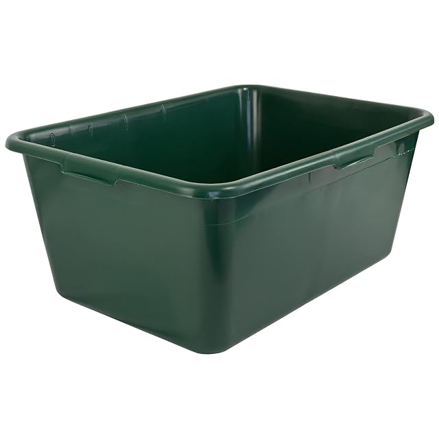Petigi Bañera Universal Tina Multiusos Cubeta 90L Verde Tina de Coche para Caza