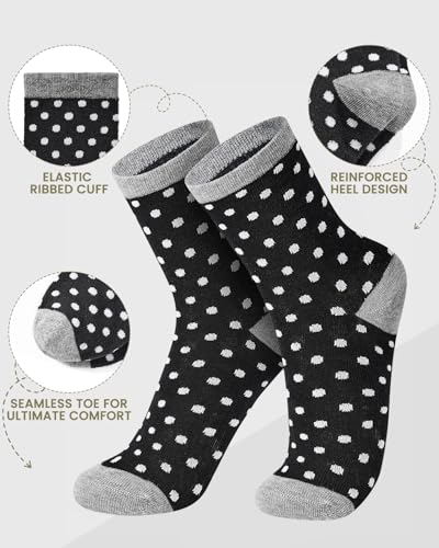 Image of Century Star Retro Striped Novelty Socks For Women Vintage Casual Crew Socks Sporty Calf Socks Cotton Socks Women
