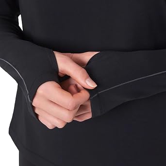 Mondetta Women's Long Sleeve Active Top with Thumb Holes