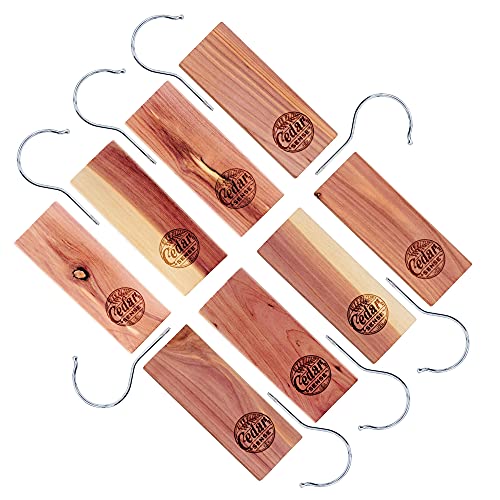 Cedar Hang-Ups - 8 Pack - Cedar Sense - Made In The U.s.a. - Cedar Blocks For Clothes Storage - Cedar For Closets And Drawers - Long Lasting Cedar Scent #TOP6