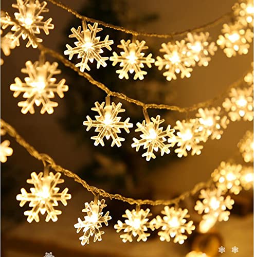 Guirlande flocon de neige USB à 8 modes et minuterie pour un éclairage sur mesure