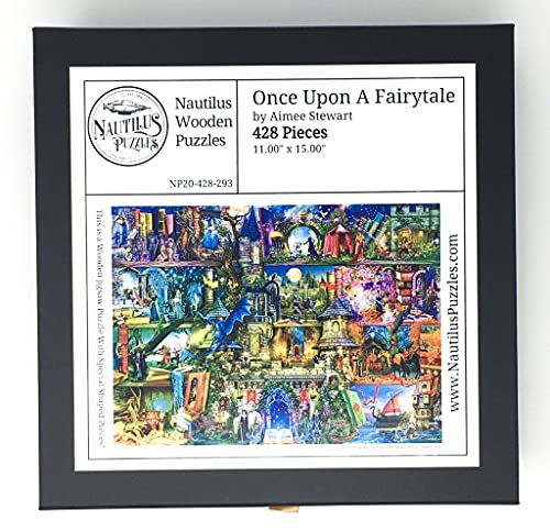 Wooden Jigsaw Puzzle For Adults - Once Upon A Fairytale By Aimee Stewart - 428 Wooden Pieces. Made In Usa By Nautilus Puzzles #TOP5