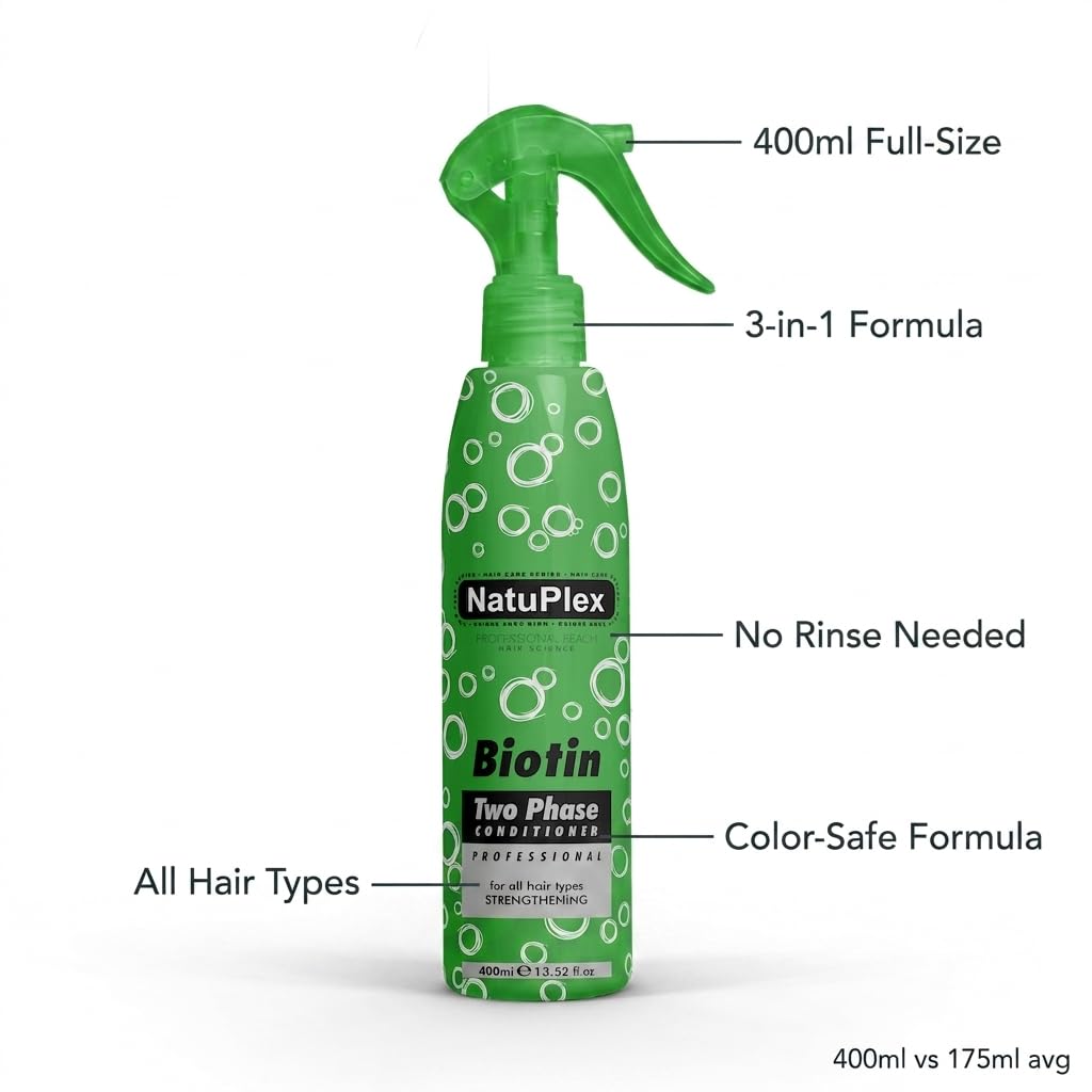 Amazon.com : NatuPlex Biotin Leave-In Conditioner 3-in-1 — Heat