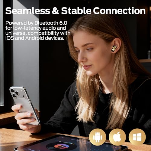 Monster N-Lite 217 Wireless Earbuds, Bluetooth 6.0 Stereo Headphones with Powerful Bass, B - image 6