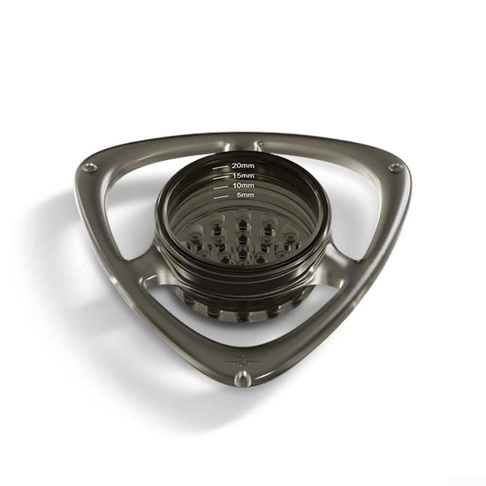 Régulateur de débit de café pour goutte à goutte - Séparateur de débit réglable pour améliorer la consistance de l'infusion, accessoire de brassage manuel de qualité barista (noir)
