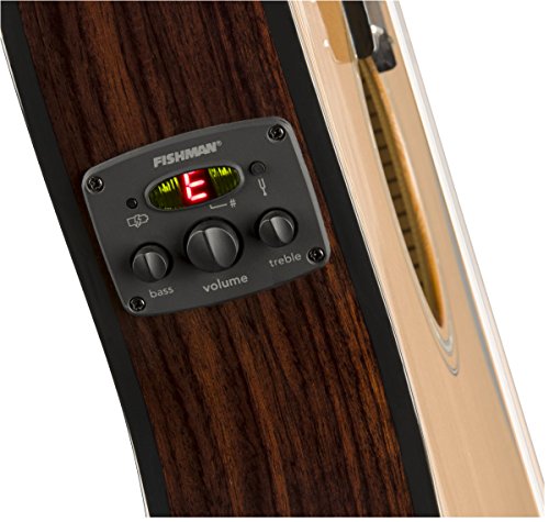 Fender Cn-140Sce Thinline Concert Nylon String Acoustic Guitar, Natural, With Case #TOP7