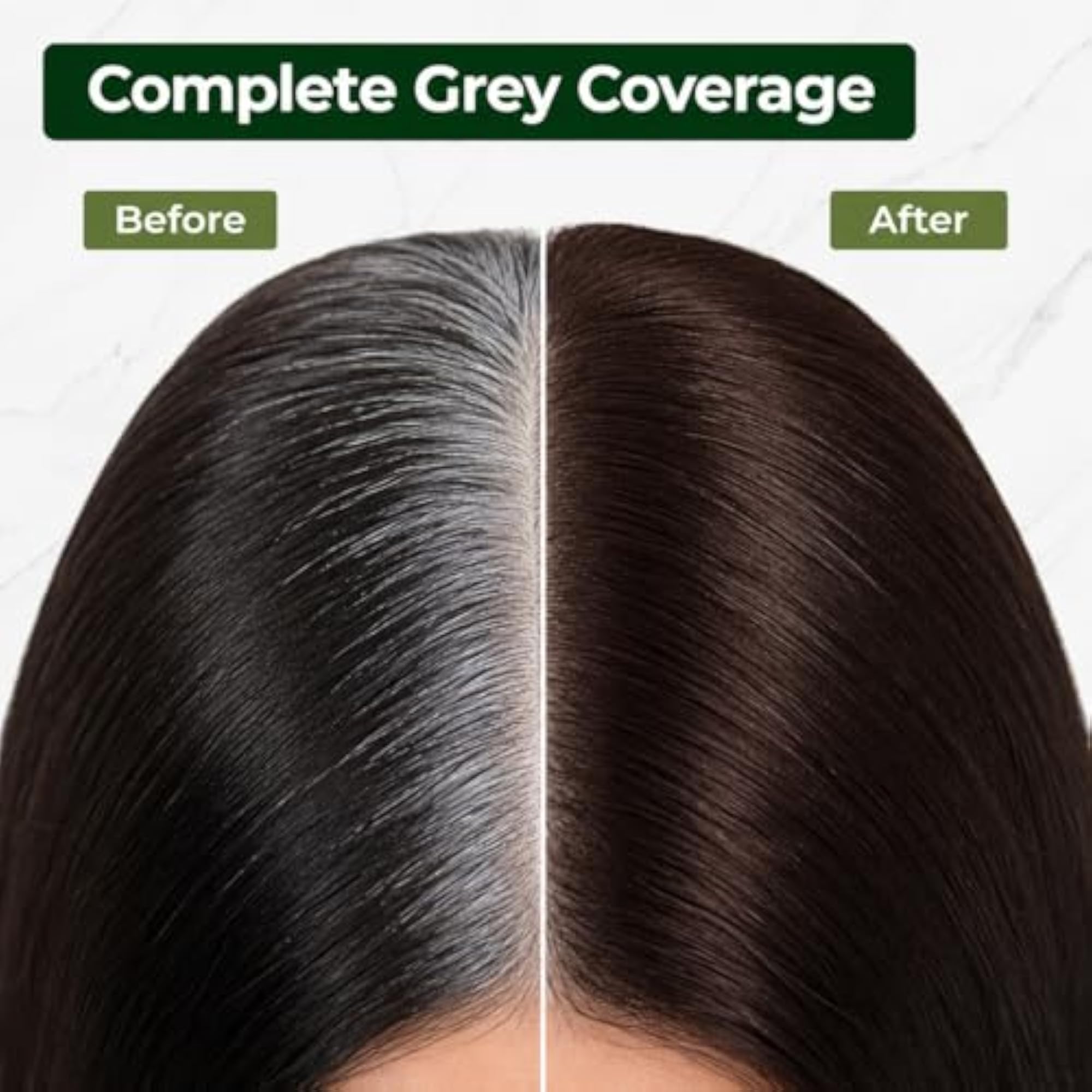 Natural Brown Hair Colour Powder Combo Set