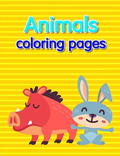 Animals coloring pages: Coloring Pages with Adorable Animal Designs, Creative Art Activities (Holiday Cartoon)