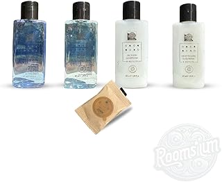N-Recycled Box - 5-Piece Set | Recyclable Shampoo, Body Gel, Hair Conditioner, and Soap | Travel-Sized Hotel Amenities for Hosts