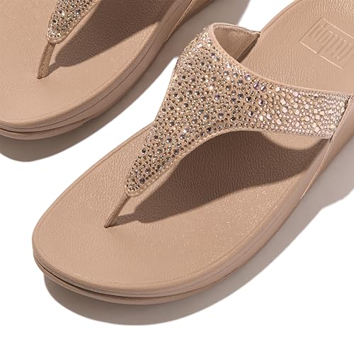 Image of FitFlop Women's Rumba Beaded Toe-Post Sandals