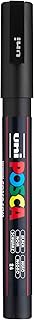 Posca Marker 3M in Black, Posca Pens for Art Supplies, School Supplies, Rock Art, Fabric Paint, Fabric Markers, Paint Pen, Art Markers, Posca Paint Markers