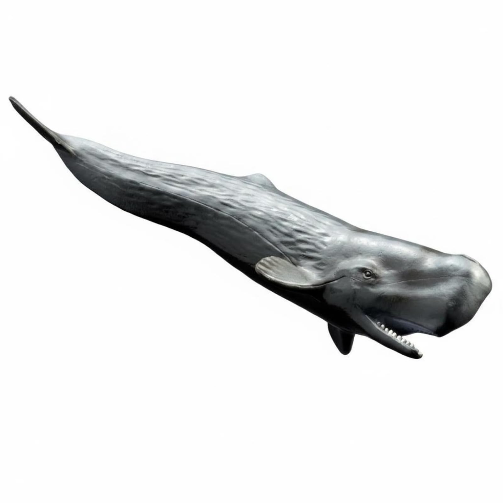 kowaku Realistic Animal Model Educational Marine Mammal Toy Animal Collectible for Kids, Solid Sperm Whale