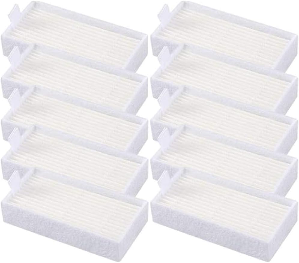 10pcs HEPA Filters Replacement for ILIFE V3s V3s pro V5 V5s V5s Pro V5s Pro 2 V5s Plus Noisz S5 Robotic Vacuum Cleaner ILIFE V3s pro Filters ILIFE Robot Vacuum Filter