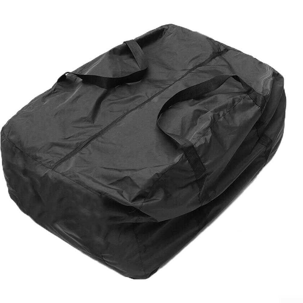 Tragbare Grillabdeckung, Grill-Aufbewahrung, wasserdichte Tasche, kompatibel mit Q&Q1000-Serie, Outdoor-Grillabdeckung für Strand, Picknick, Camping, tragbarer Holzkohlegrill, 74 x 57 x 43 cm